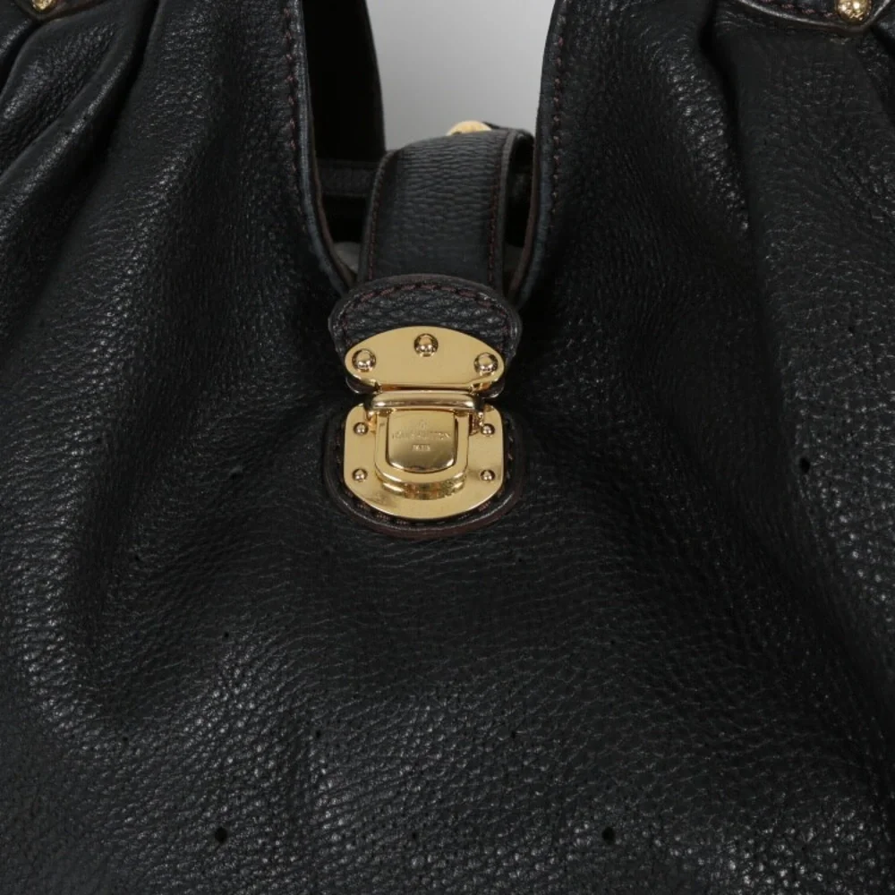 ✨LIKE NEW✨ black leather Louis Vuitton mahina XL - Picture 3 of 15